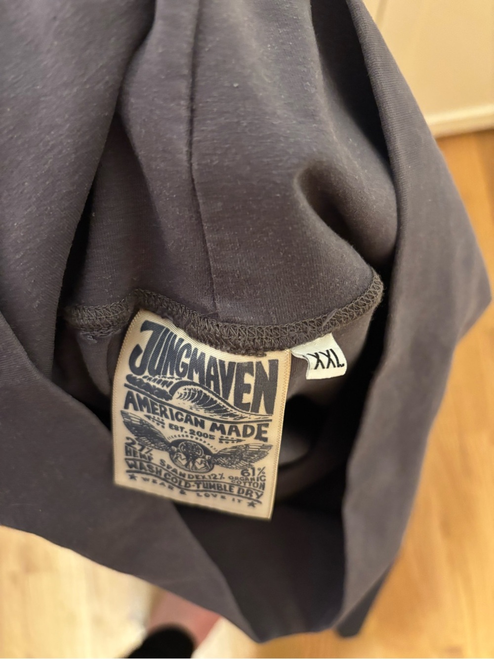 Jungmaven charcoal boot cut leggings (fit like large)
